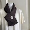 Soft Knitted Cross Neck Scarf Warm Material Decorative Collar Wrap  Autumn Winter Season