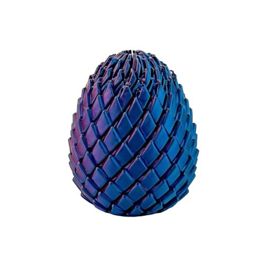 3D Printed Twisting Egg Toy Stress Relief Spiral Egg Toy Articulated Rotating Egg Fidget Spinner Desk Toy Easter Basket Stuffers Party Favors