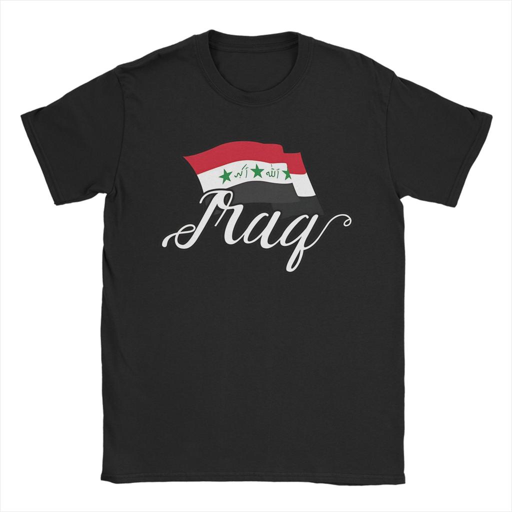 Vintage Iraq My Country Claw Nail TShirts Unisex Unisex O Neck Cotton T Shirt Short Sleeve Tee Shirt Gift Tops
