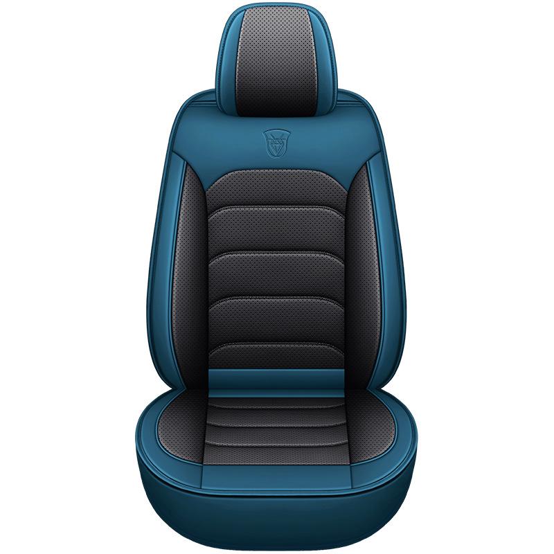 Cuscino per Sedile Auto in Pelle Nappa – Cinque Posti, Copertura Completa, Quattro Stagioni, Pronto per l'Estate