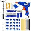 Car Paintless Dent Repair Hail Removal Slide Puller Glue Tabs, Hail Remover Auto Dings Repair Tools Set Consumables Adhesive for Car Dent Remove
