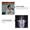 Stainless Steel Noodle Funnel Thickened Multifunctional Pasta Basket Strainer Wooden Handle Noodle Dumplings Mesh Basket