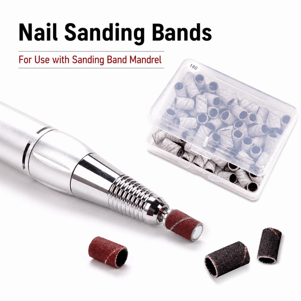 75/210Pcs Multi-functional Nail Drill Bits Portable Nail Grinder Polish Nail Salon