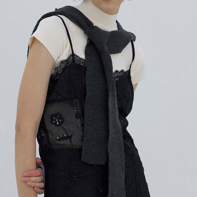 UNDERCONTROL STUDIO HOOD MUFFLER / Aw / M GREY