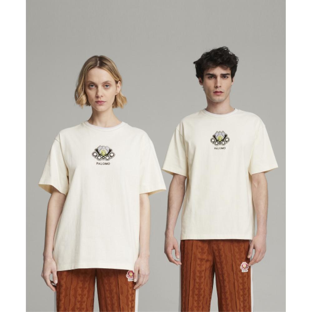 Puma Puma X Phalomo Grafikus Rövid Ujjú Póló   Meleg Fehér 625558 65