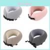U Shaped Memory Foam Travel Pillow With Knitted Fabric For Airplane Comfort And Neck Support