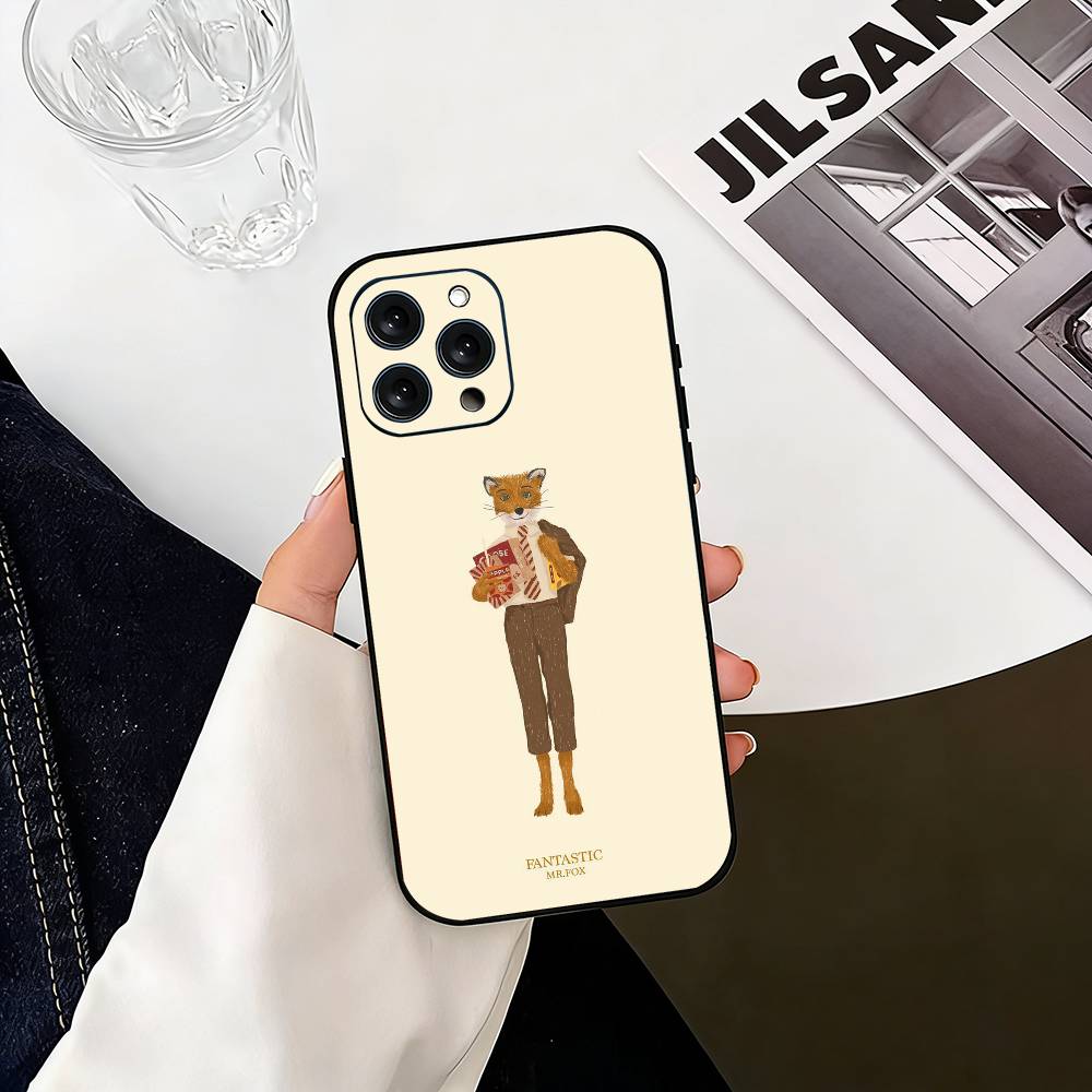 F-Fantastic Mr F-Fox Phone Case For iPhone 17, 16,15,14,13,12,11 Plus,Pro Max, Others Soft Black Cover