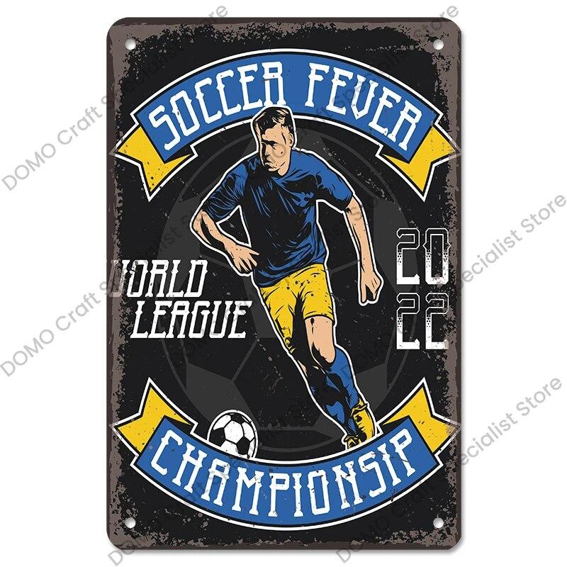 Basketball Golf Fußball Poster Vintage Metall Plaque Zeichen Sport Metall Weißblech Bar Pub Gym Home Wand Dekoration