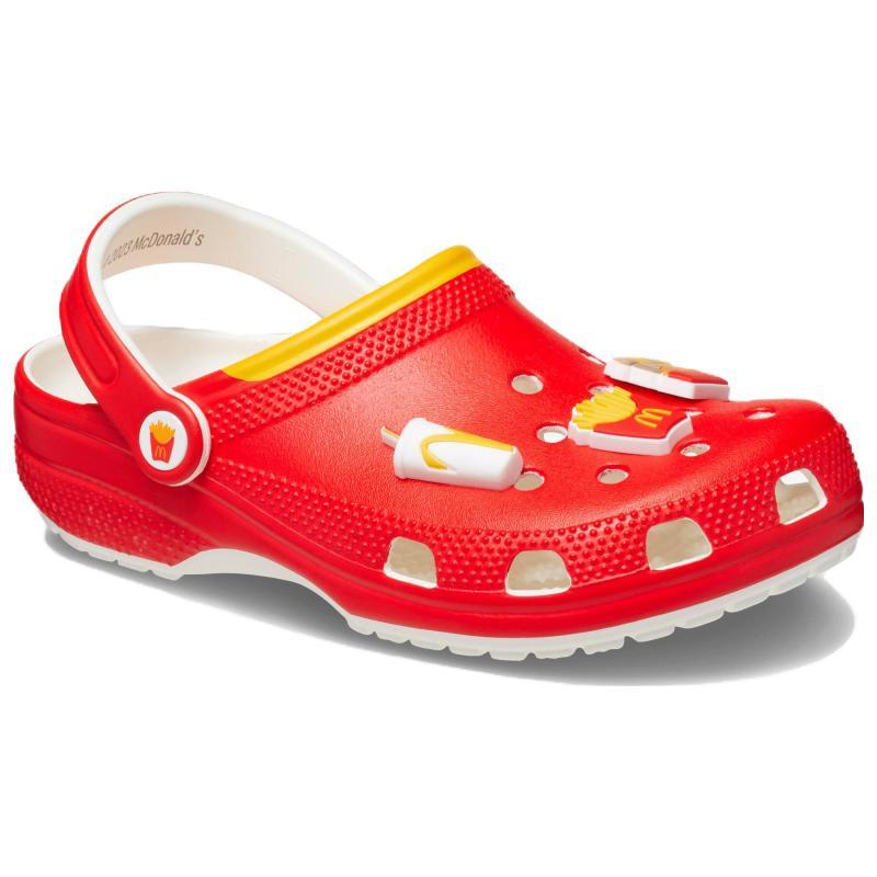 McDonald's x Crocs Classic Clog EVA Protišmykové a Oderuvzdorné Dierované Topánky Unisex Červené