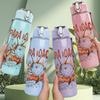 1PC Para Roach Dark Horror Band Print 750ml Portable Sports Water Bottle Leakproof Gym Outdoor Travel Drink Cup