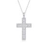 Factory 925 Sterling Silver Gross Gem Pendant Necklaces Moissanite Silver Jewelry Ladies Fine Necklaces