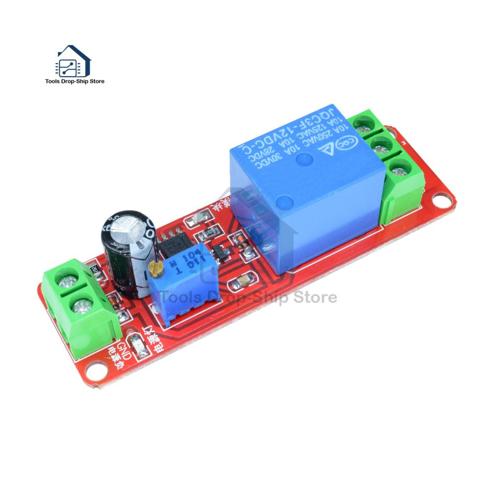 DC 5V 12V Time Delay Relay NE555 Time Relay Shield Timing Relay Timer Control Switch Car Relays Pulse Generation Duty Cycle Relays 5