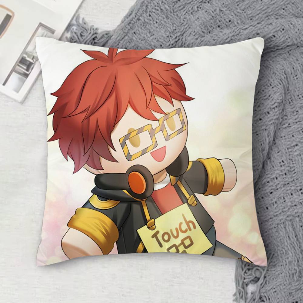 Luciel Mystic MMessenger Doublesided Printed Square Decorative Cushion Cover for Sofa Living Room Home Decor