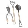 3 Mini Garden Tools Metal-wood 9-13 Cm