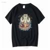 Japan Size XL FINAL FANTASY XIV 14 FFXIV T Shirt Hydaelyn Kick Square Enix Vintage Washed Soft Homme Versatile Unisex Stylish
