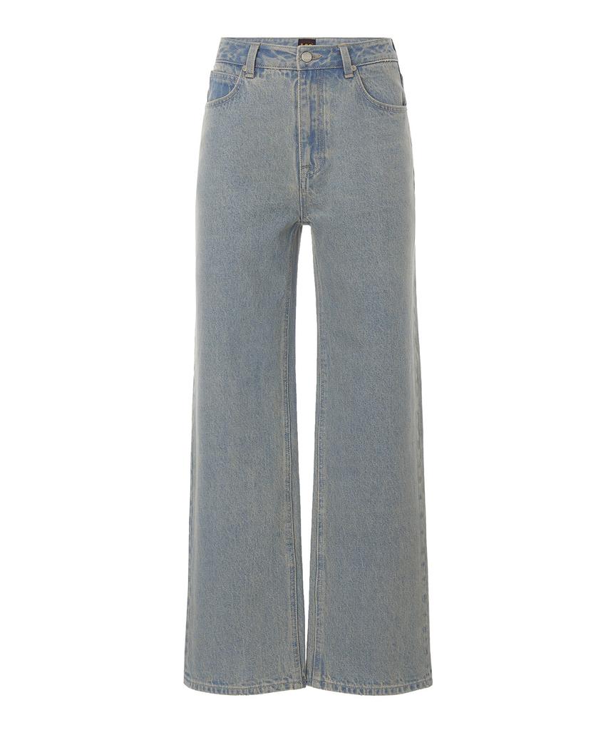 LEE Women'S Straight Fit Denim Pants Indigo Light