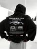 Heren Casual Hoodie Alfabet Print Losse Pasvorm Streetwear Pullover Racing Grafisch Sweatshirt Fleece Warm Zacht Mannen Vrouwen Kleding