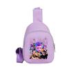 Kids Girls Kpop Hunters Rumi Zoey Mira Printed Student Lightweight Breast Bag Casual Messenger Bags