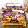 Spyro Reignited Trilogy Bedding Collection Single Twin Full Queen King Size Bed Collection Adult Kid Bedroom Duvetcover Collections Anime Gme