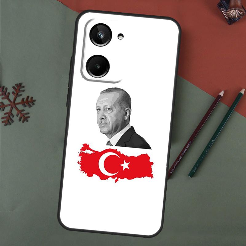 Turkey Recep Tayyip Erdogan Case For Realme C75 C65 C67 C71 C63 C61 C55 C51 C53 C35 11 12 13 14 15 Pro Plus GT6 GT7 Pro