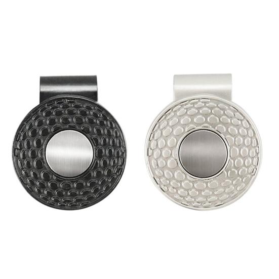 Golf Ball Marker Fine Workmanship Golf Cap Accessory Round Magnetic Corrosion-resistant Golf Clip for Golf