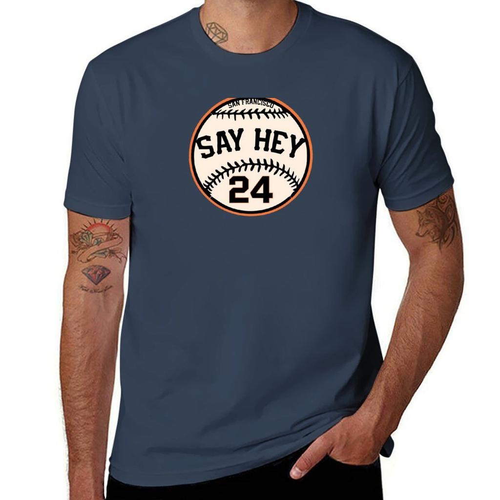 Say Hey Tshirt Stain Resistant Casual Tee Tshirt