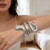 Bracelet Serpent Style Européen et Américain Luxe Léger Design de Niche pour Hommes et Femmes, Bracelet Haut de Gamme