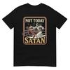 Pas aujourd'hui Satan T-shirt Rétro Chrétien Jésus Drôle