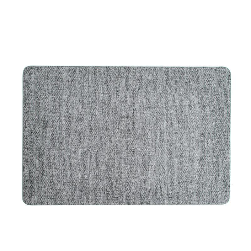 Popular Cloth Pattern Grid Oil Edge Placemat, Dining Table Insulation Mat, High-grade Square Water Drop-shaped Anti-scalding Table Mat
