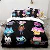 Gabbys Puppenhaus Bettwäsche Set Cartoon Kissenbezüge Bettdeckenbezug Für Mädchen Kinder Geschenk Einzelbett Twin Full Queen Niedlich Kawaii 3D Bettbezug