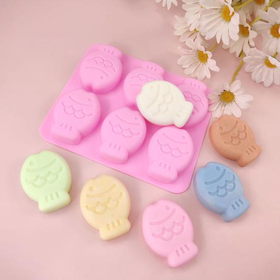 Cartoon Fish Shape Silicone Mold Cake Chocolate Tray for Fondant Mousse
