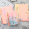 Folder Diary Loose Leaf Folder Notebook School Office Supplies Ring Binder Cover PVC Notebook Cover