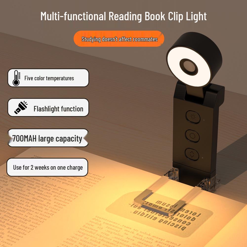 Compact Foldable Book Light - Bestseller Portable Reading Lamp & Bookmark