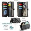 Luxury Leather Case For Samsung S24 FE S23 Ultra S22 S21 Plus S20 S25 A16 A17 A57 A55 A35 A54 A34 S26 Crossbody Lanyard Zipper Wallet Card Slot Cover