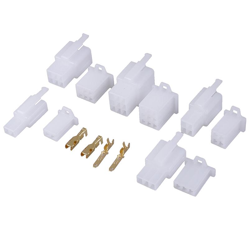 5Sets Automotive Electrical 2.8Mm 2 3 4 6 9 Pin Crimp Wire Connector Terminal