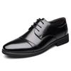 Pointed Toe Brown Dress Shoes Man Black Social Shoe for Men Italian Cheap Clearance Legitimate Leather 39 High Quality Fashion