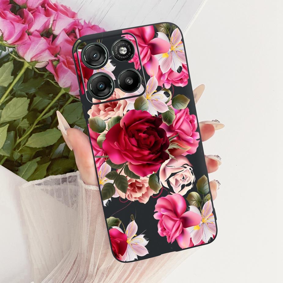 For Motorola Moto G15 G17 Power Case Cute Cat Fashion Painted Cover Soft TPU Phone Case For Moto G17 Power MotoG15 MotoG17 Shell