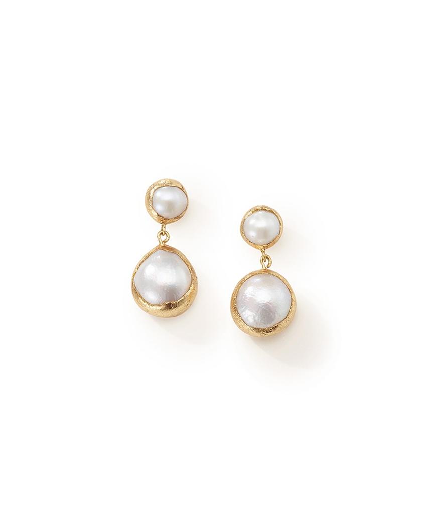 Findelise Baroque Freshwater Pearl Drop Earrings
