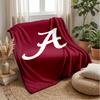 Alabama Crimson Tide Theme Blanket Soft Flannel Blanket Plush Throw Blanket Cozy Sofa Bed Blanket for Home Decor