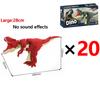 In Stock High Quality Swinging Dinosaur Toy Ingenious Telescopic Spring Dino Fidget Children Decompression Model Plaything Present