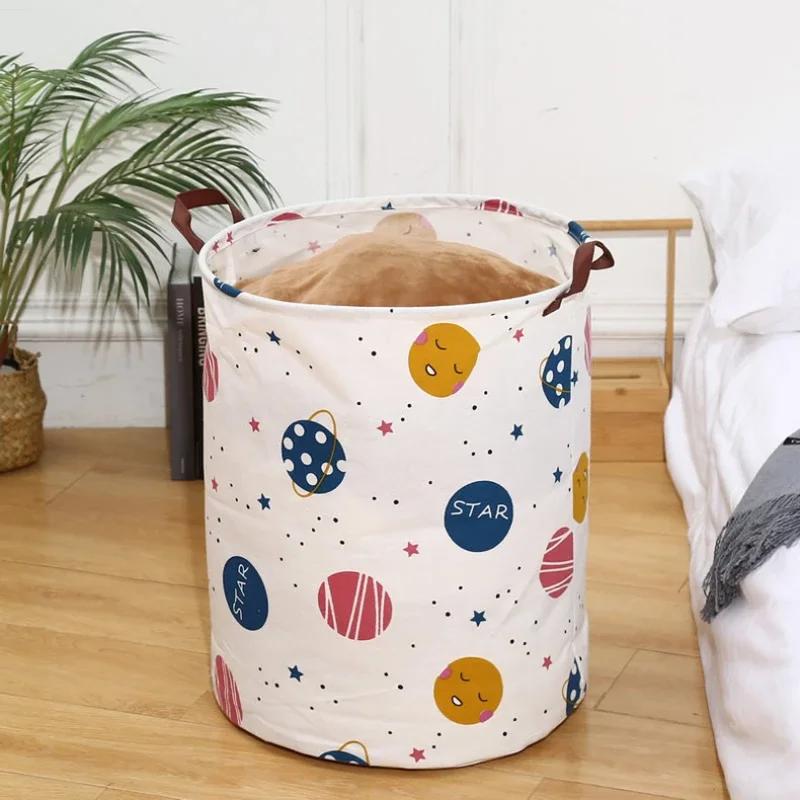 Opbergmand Opvouwbare Stoffen Wasmand Speelgoed Opbergemmer Kleding Schoenen Vuile Kleding Mand Huishoudelijke Opbergcontainer