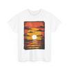 Vintage Sunset Tee, Graphic Tee Shirt, Retro Style T-Shirt, Unisex Cotton Tee
