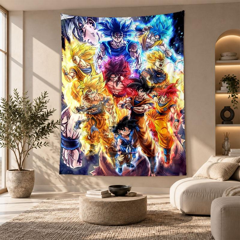 Arazzo Decorativo, Arte da Parete Stampato Naruto, Appeso a Parete Leggero per Sfondo Camera da Letto