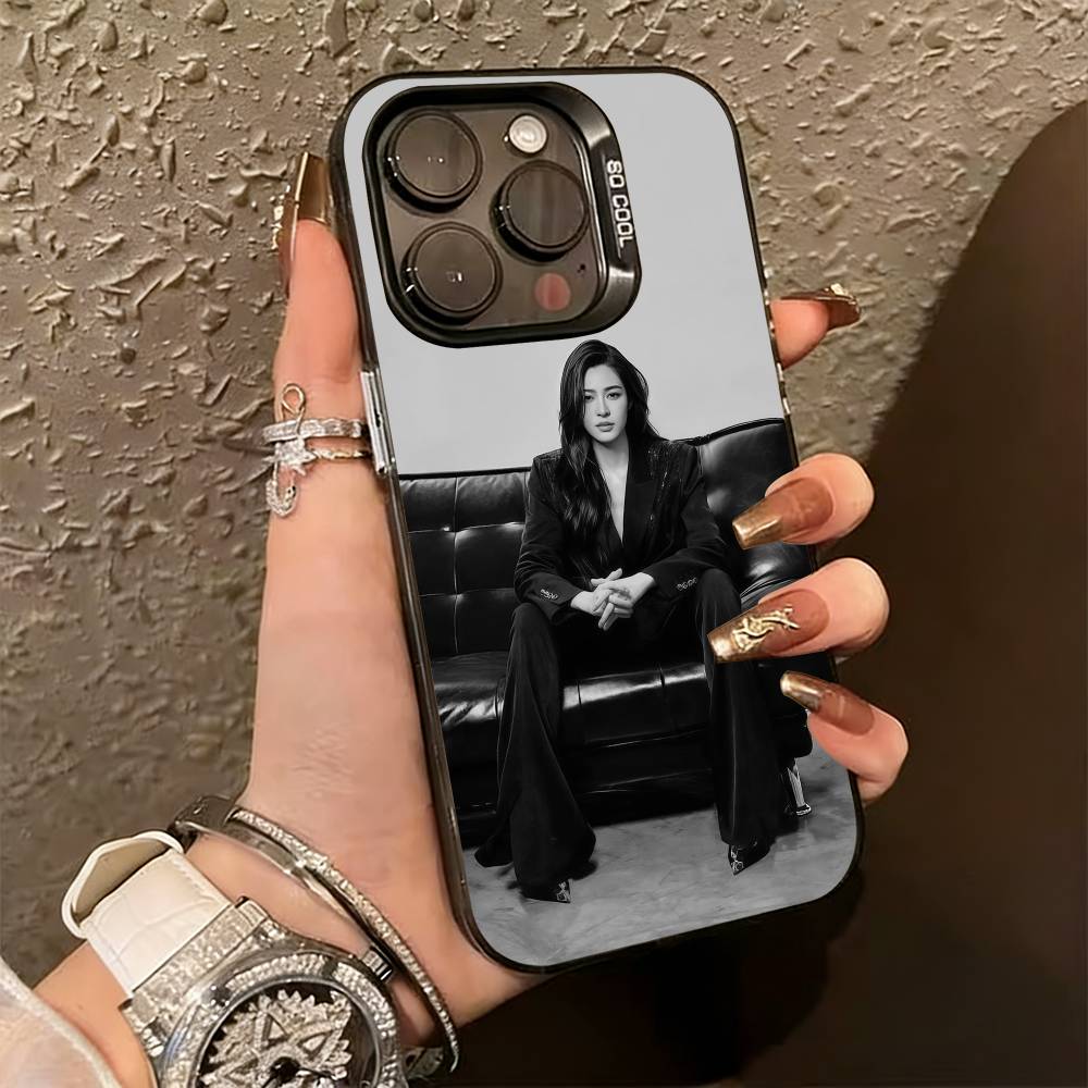L-Lingling Kwong Actress  Phone Case For iPhone 17,16,15,14,13,12,11 Plus,Pro Max,XS,Colored Silver Plated Inside Cover