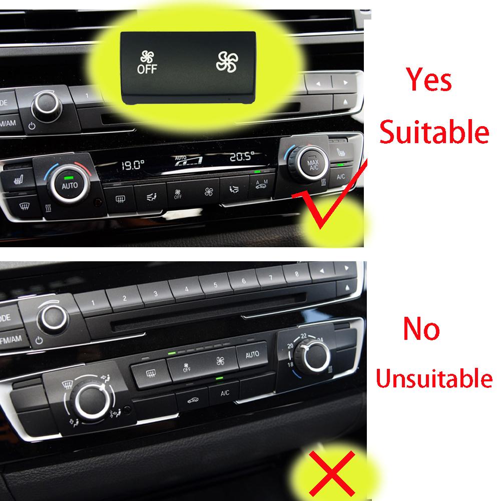 Bouton Capuchon Démarrage Arrêt Moteur Climatisation Automatique pour BMW Série 1 2 3 4 F20 F21 F22 F30 F31 F32 F34