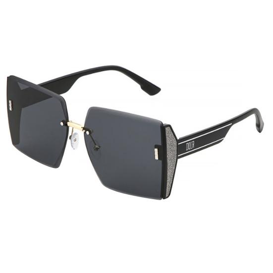 Damen-Sonnenbrille, rechteckiger Rahmen, cooler Stil, ohne Rand, glatt, UV-Schutz, blockiert Sonnenlicht, Urlaub, Strand, Brille, Outdoor-Brille