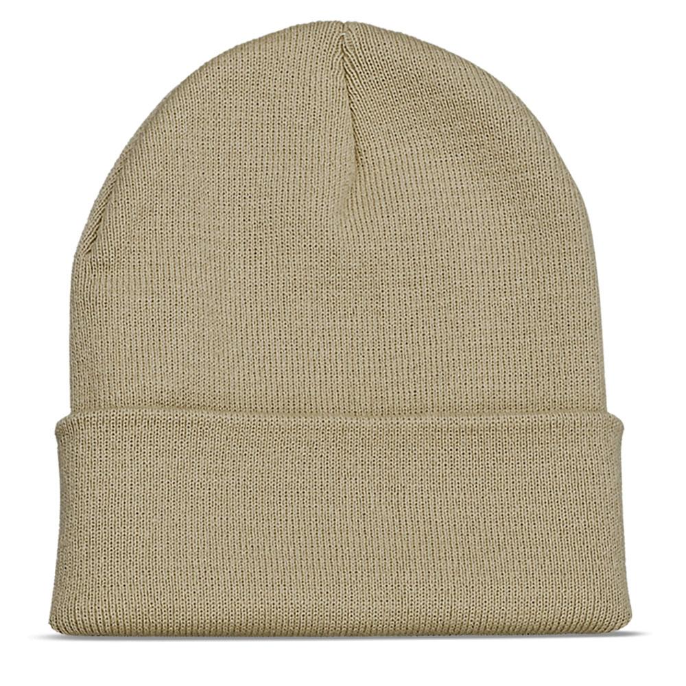 Personalized Custom Beanies Hats with Embroidery Text Logo for Men Women Warm Winter Knitted Cuff Beanie Cap Dropshipping