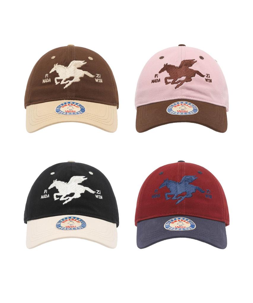 Pimadajiwin Pm Unicorn Color Block Ball Cap_4 Colors