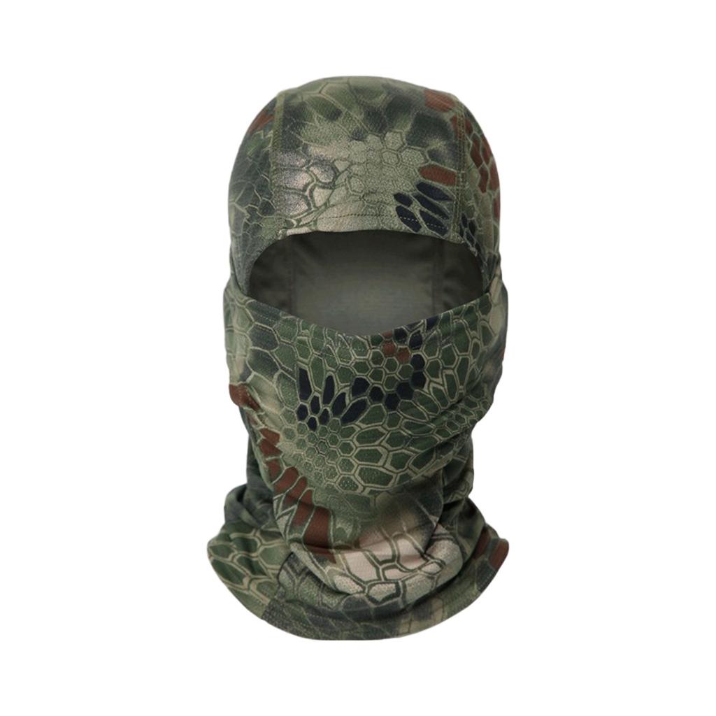 Multicam Camouflage Tactical Balaclava, Full Face Cover Scarf for Cycling, Hunting & Outdoor Use