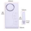 Cross-Border 4-in-1 Magnetic Door Alarm with Adjustable Volume: Fridge Closing Reminder & Door/Window Anti-Theft Alert